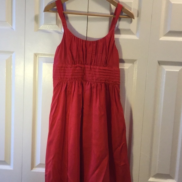 Anthropologie Dresses & Skirts - Red Silk Anthro Dress